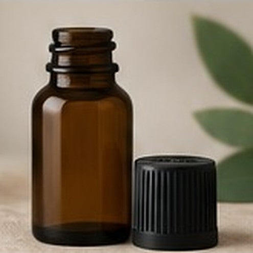 Amber Glass Bottle by The Euca Scents