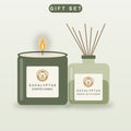 Candle & Diffuser Gift Set by The Euca Scents