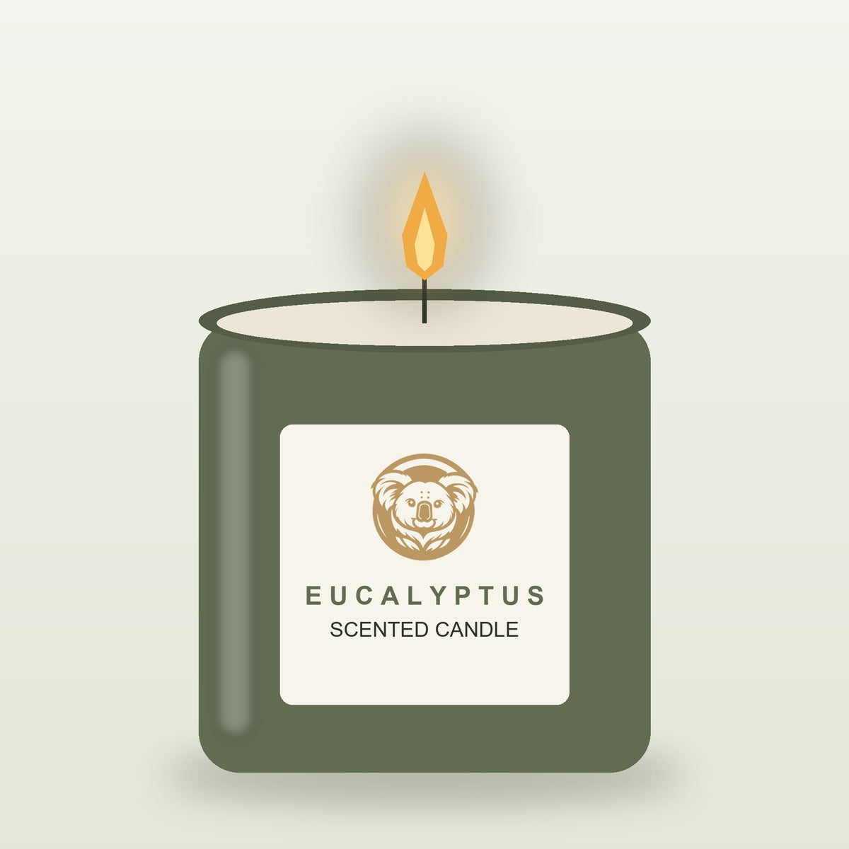 Eucalyptus Scented Candle by The Euca Scents